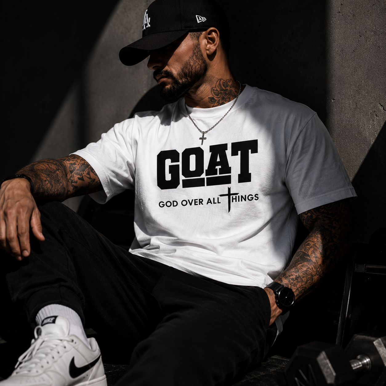 GOD OVER ALL THINGS | GOAT Faith Tee