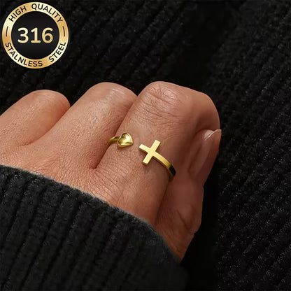 Walk By Faith™ Cross Ring