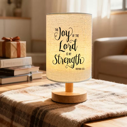 The Joy Of The Lord Is My Strength - Ambient LED Table Lamp